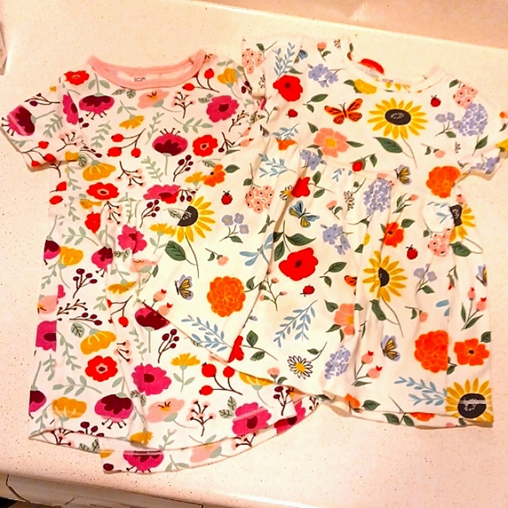 Set of Nature Girl's dresses